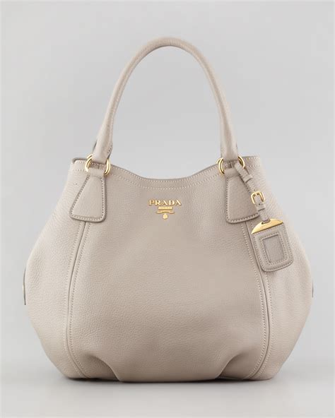 light grey prada bag